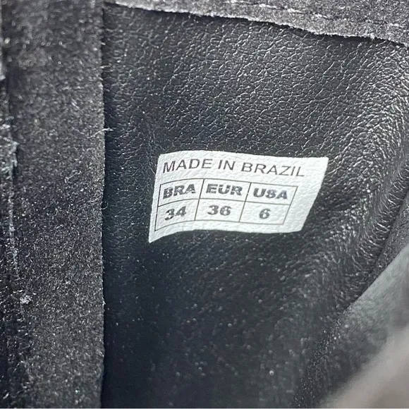 Farm Rio Lug Sole Black Tall Boot 6