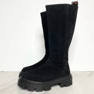 Farm Rio Lug Sole Black Tall Boot 6
