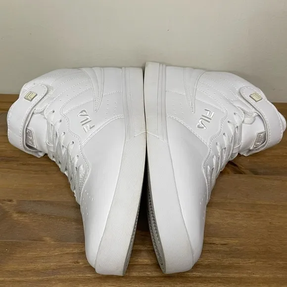 Fila Vulc 13 Men’s White Hi-Top Lace Up Basketball Shoes Sneakers Size:11