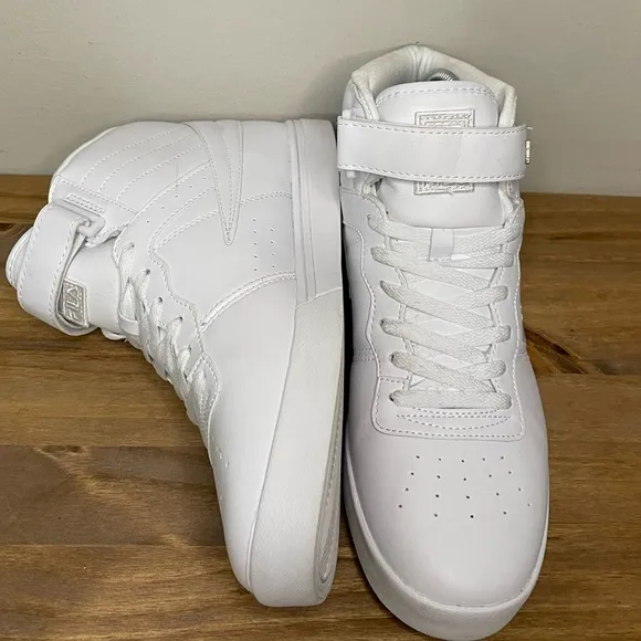 Fila Vulc 13 Men’s White Hi-Top Lace Up Basketball Shoes Sneakers Size:11
