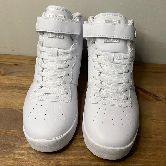 Fila Vulc 13 Men’s White Hi-Top Lace Up Basketball Shoes Sneakers Size:11