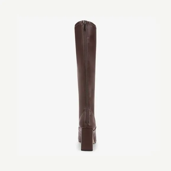 FRANCO SARTO Womens Brown Katherine Pointed Toe Block Heel Heeled Boots 8.5 M