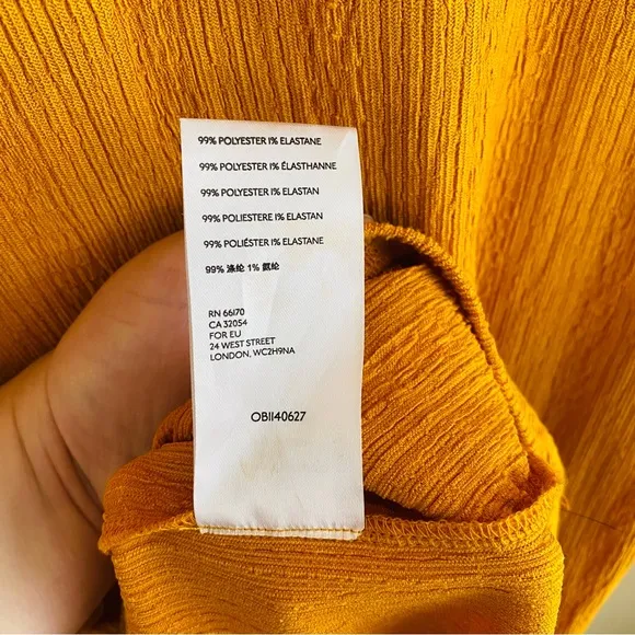 Free People Beach Aster Marigold Collar T-Shirt Breezy Midi Dress Size Small