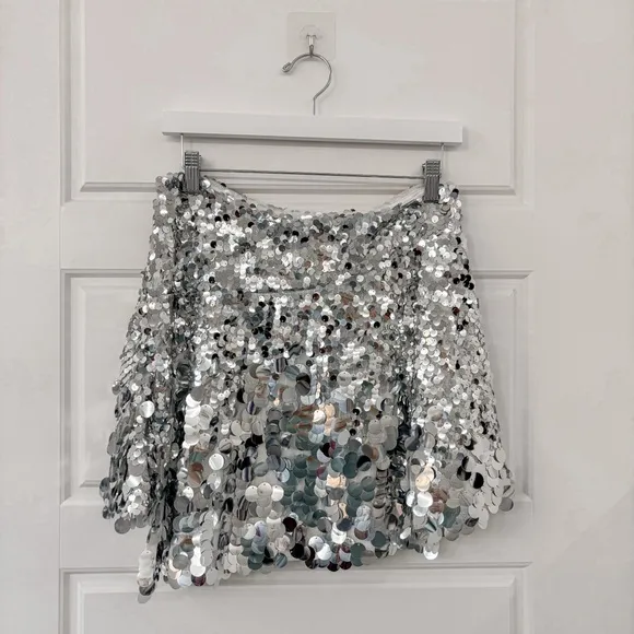 Free People Can't Get Enough Sequin Skirt