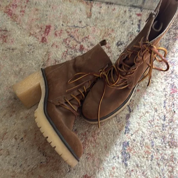 Free people chunky boots size 40