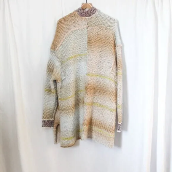 Free People Daydreamer Cardigan Oversized Sweater Neutral Large