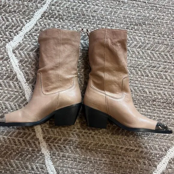 Free People Faster Horses Filigree Boots Sz 6
