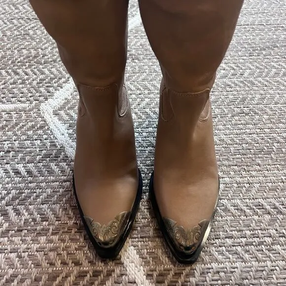 Free People Faster Horses Filigree Boots Sz 6