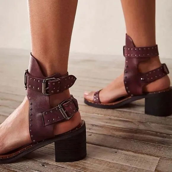 Free People Happiness Heeled Sandals Size 37.5