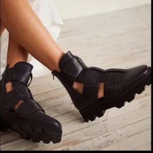Free People Hydra Huarache Lugged Boot, Women's Size EU 41 US 11
