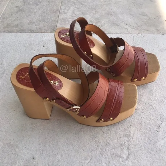 Free People Mallory platform clog sandals