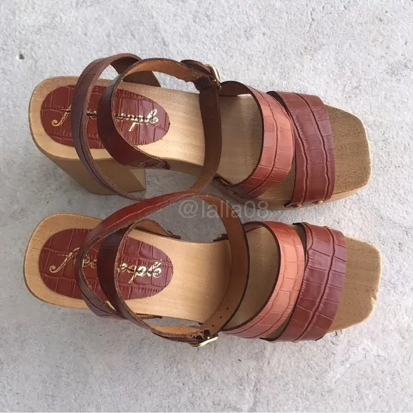 Free People Mallory platform clog sandals