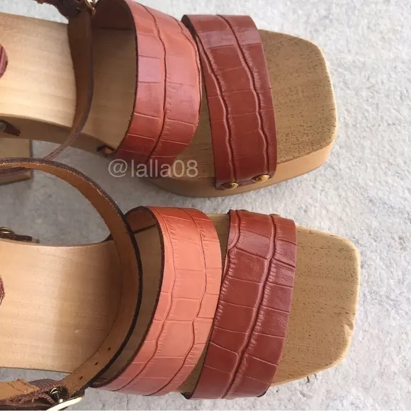 Free People Mallory platform clog sandals
