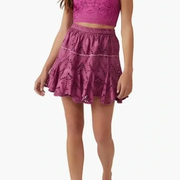 Free People Serenity Mini Skort