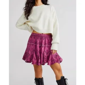 Free People Serenity Mini Skort