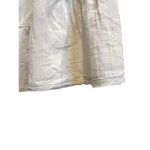 Free People Tiered Simply Smitten XL White Maxi Skirt Summer Vacation Boho