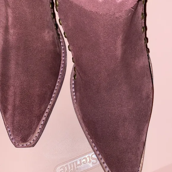 Free People western pointed toe wine colored Billy boots