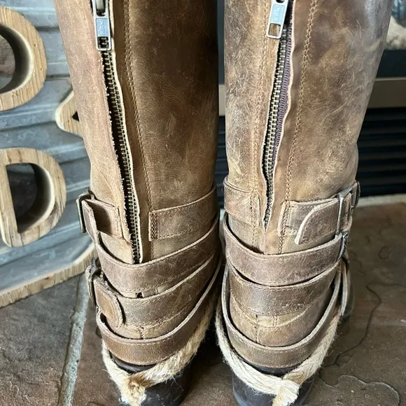 Freebird by Steven Brown Heeled Boots with Chunky Heel