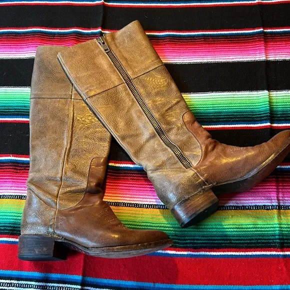 Freebird by Steven ‘Wrang’ Distressed Leather Boots