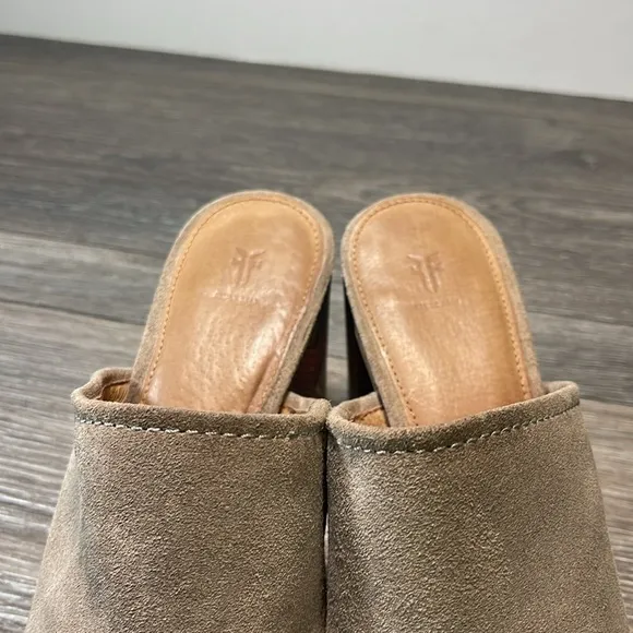 Frye suede leather sandals woman’s size 9.5