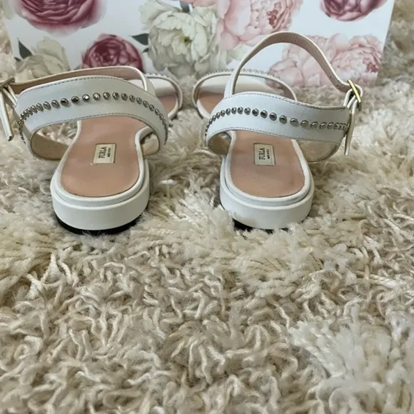 Furla Ankle Strap Studded Sandals