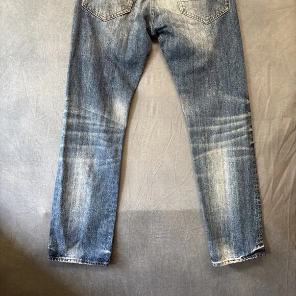 G Star Raw Deconstructed Slim Straight Jeans Mens 30x30 Streetwear Hype Grunge
