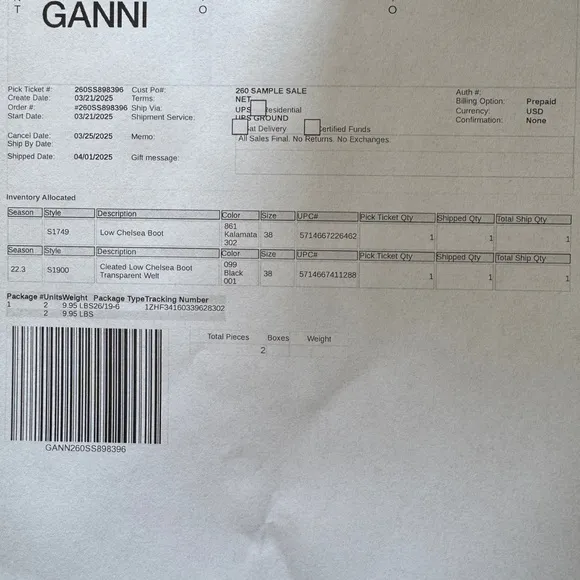 Ganni Cleated Low Chelsea Boot