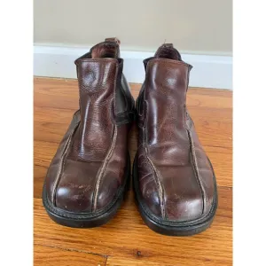 GBX Chelsea Boots Chunky Lug Leather Brown Men’s Sz 9.5