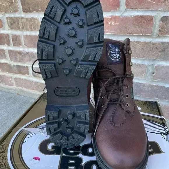 Georgia Boot Homeland Waterproof Work Boot G106 Size 10W Wide NEW