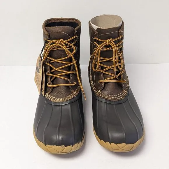 Georgia Boot Marshland Waterproof Duck Boots, Brown, Men's 9 M