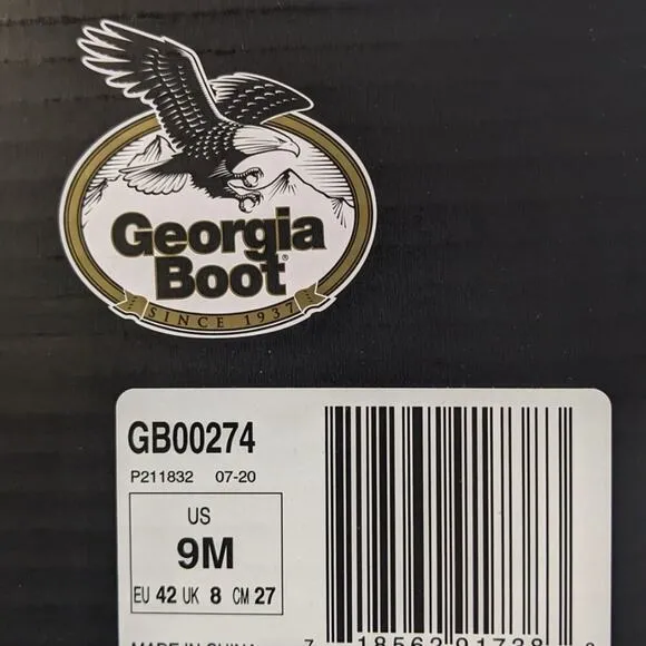 Georgia Boot Marshland Waterproof Duck Boots, Brown, Men's 9 M