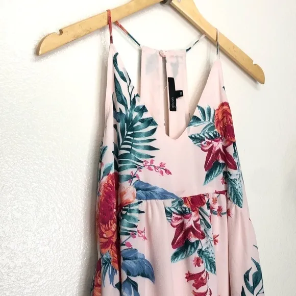 Gibson Pink Floral Maxi Dress
