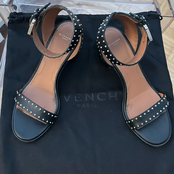 Givenchy Elegant Stud Leather Sandals