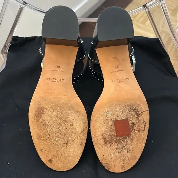 Givenchy Elegant Stud Leather Sandals