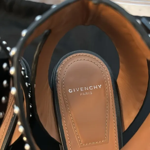 Givenchy Elegant Stud Leather Sandals