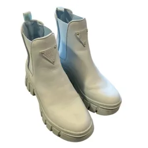 Guess Chelsea Boots Platform Lug Sole Ankle Booties Light Blue Size 5M