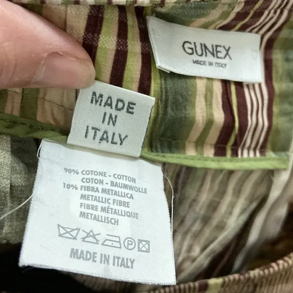 GUNEX Circle Skirt, cotton plaid, size 6