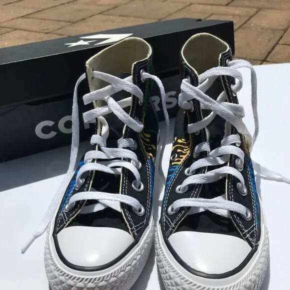 🔹Hand Painted RENT Converse Women’s Size 5