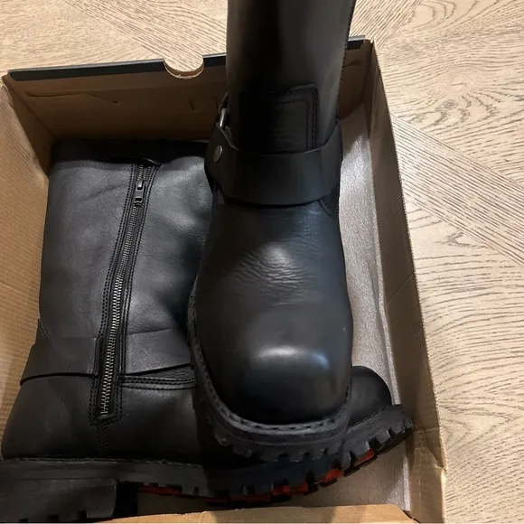 Harley Davidson Milwaukee leather Men's motorcycle boots