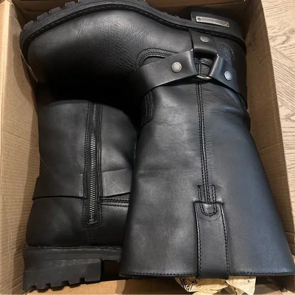 Harley Davidson Milwaukee leather Men's motorcycle boots