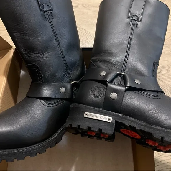 Harley Davidson Milwaukee leather Men's motorcycle boots