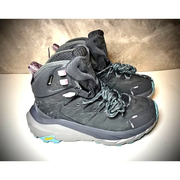 Hiking Boots HOKA One One Kaha 2 Women Mid GTX GoreTex Waterproof Camp US Sz 7.5