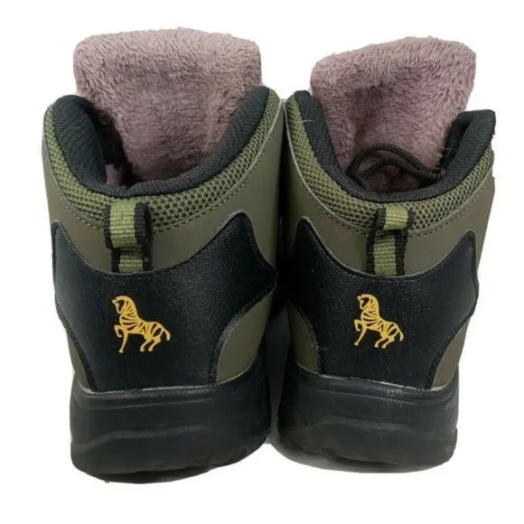 Homass Outdoor Mens‎ Waterproof Hiking Boots Size 45  Comfortable Great Preowned