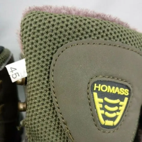 Homass Outdoor Mens‎ Waterproof Hiking Boots Size 45  Comfortable Great Preowned