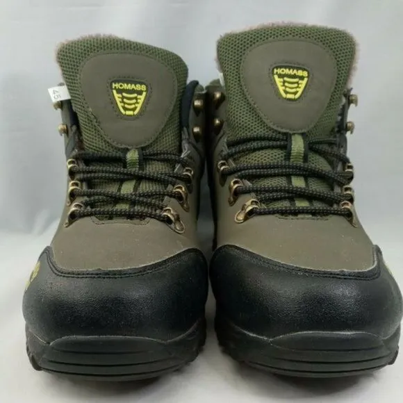 Homass Outdoor Mens‎ Waterproof Hiking Boots Size 45  Comfortable Great Preowned