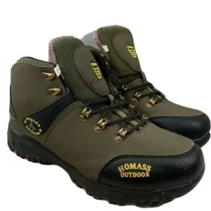 Homass Outdoor Mens‎ Waterproof Hiking Boots Size 45  Comfortable Great Preowned