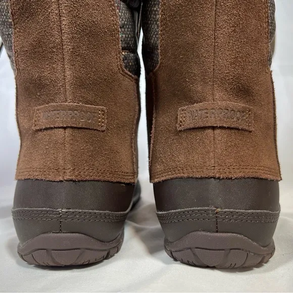🎉HP🎉 The North Face Nuptse Purna Waterproof Faux Fur Trim Winter Boots 7 EUC