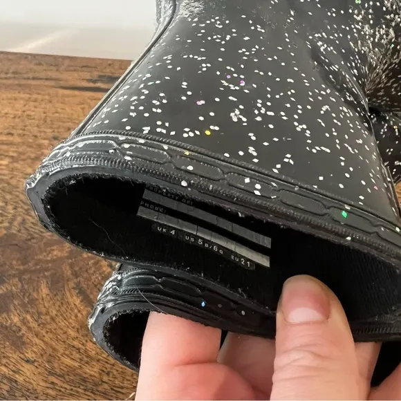 Hunter Kids' Original First Classic Glitter Rain Boot
