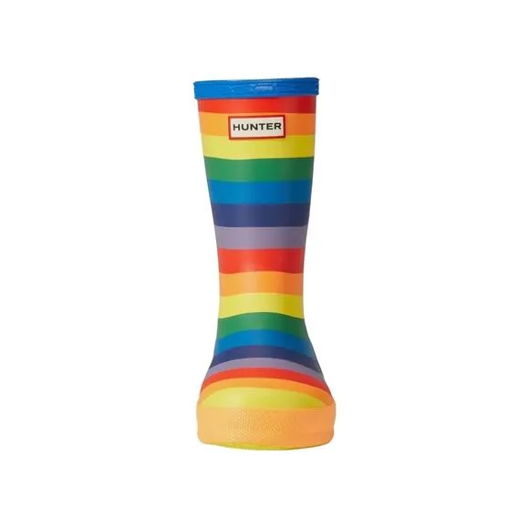 Hunter Kids Original First Classic Rainbow Wellington Boots - Toddler Size 5