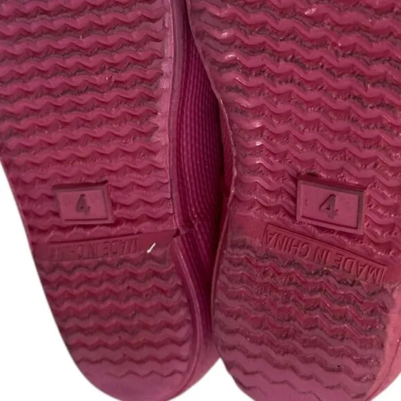 Hunter Original Kids First Classic Rain Boot Pink Pull On Rubber Size 4 Kids